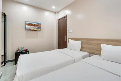 Habitación twin — Hoàng Quỳnh Hotel